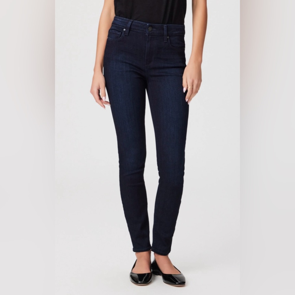 PAIGE Women's Skinny Jeans - Dark Blue